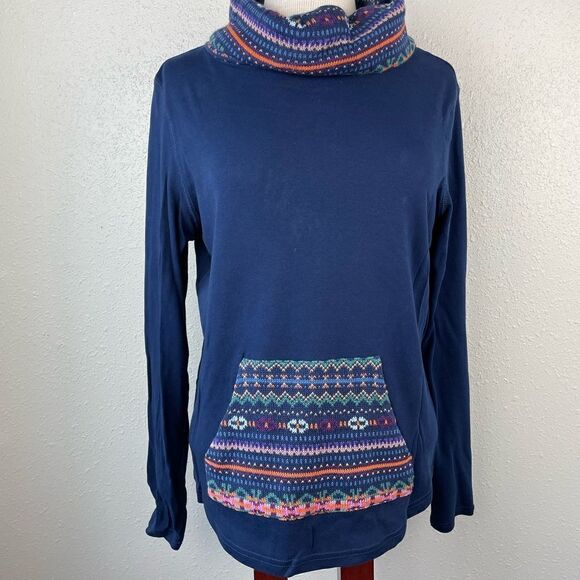 EUC Chaps Womens Cowl Neck Long Sleeve Top Size M - Picture 1 of 7